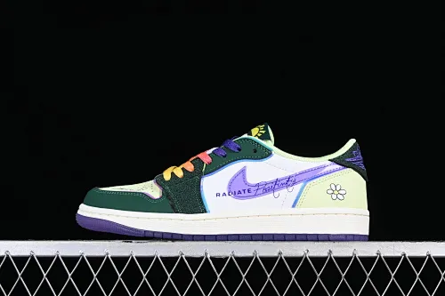 All categories Air Jordan Jordan series basketball shoes Air Jordan 1 Low G version pure original Air Jordan 1 Low OG "Doernbecher" AJ1 Joe 1 charity low-top cultural casual sneakers FD9665-351